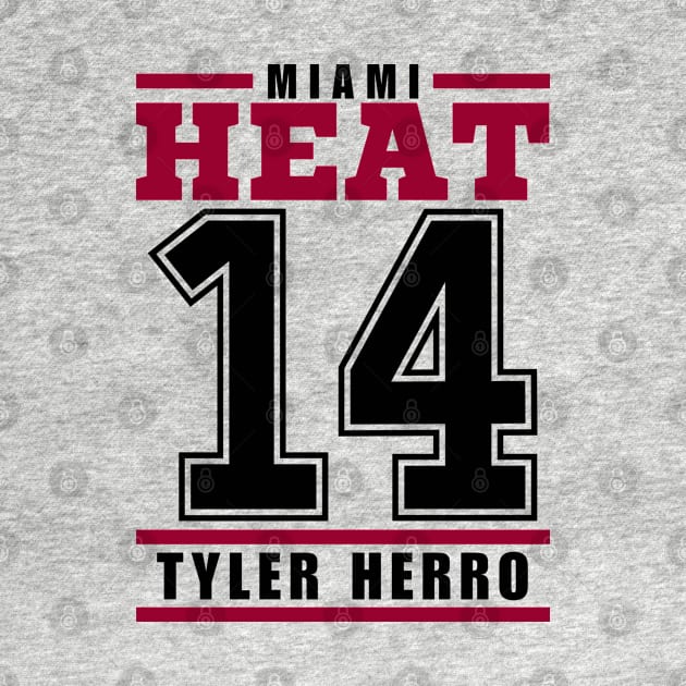 Miami Heat Herro 14 Basketball Player by ArsenBills